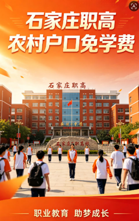 石家莊教聯(lián)高級職業(yè)中學｜農(nóng)村戶口免學費！石家莊本地優(yōu)質職高升學首選